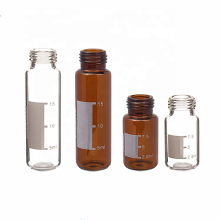 10-20ml laboratory glass spiral mouth acid sautosampler brown autosampler vials